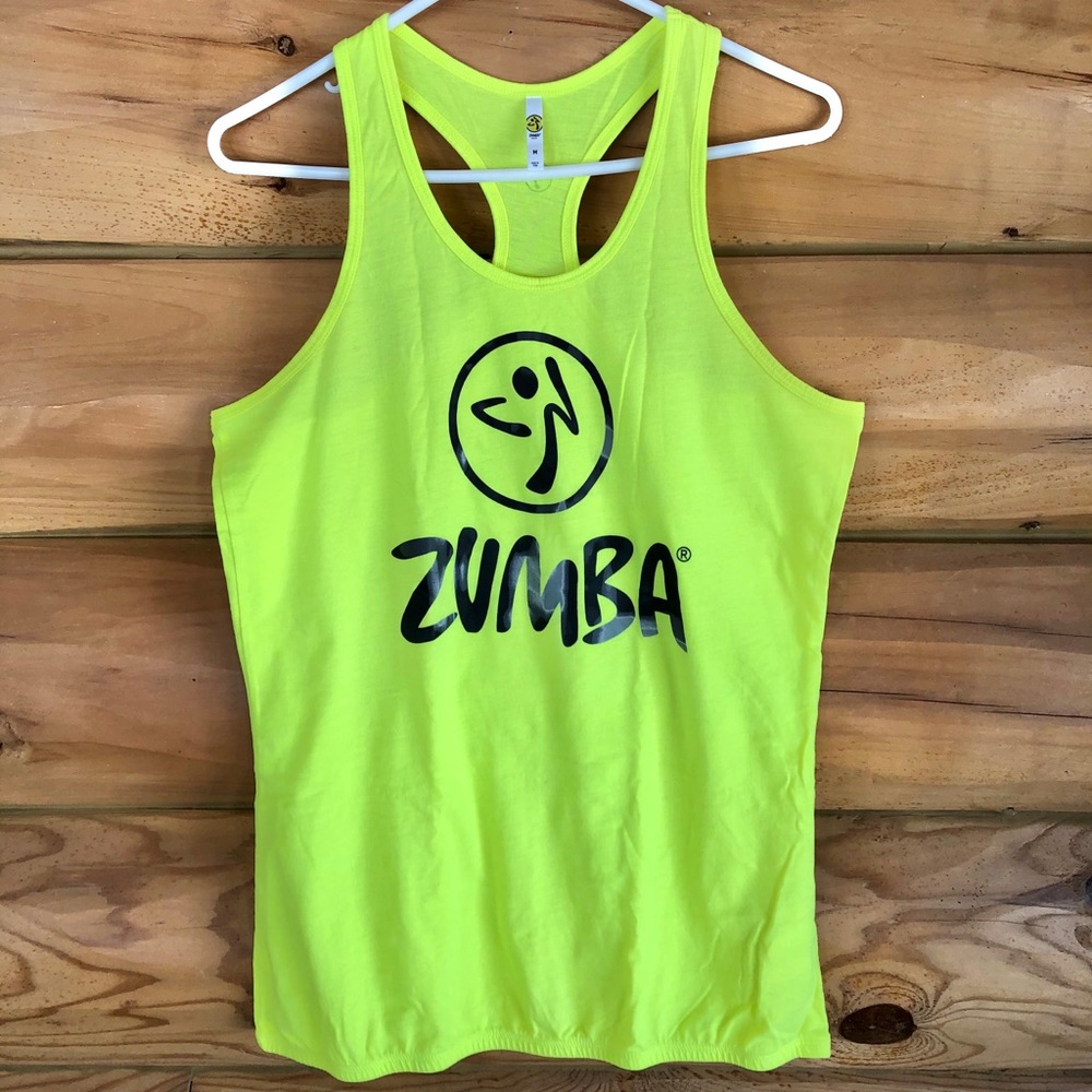 Zumba Bubble Tank, neon yellow